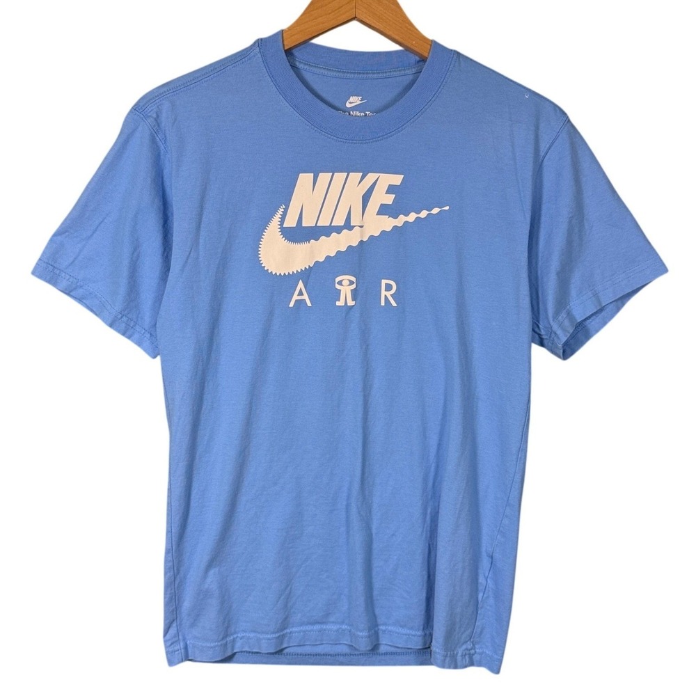 Nike Air Your Sole Graphic Tee XS Blue Loose Fit Streetwear Logo Skate Athletic